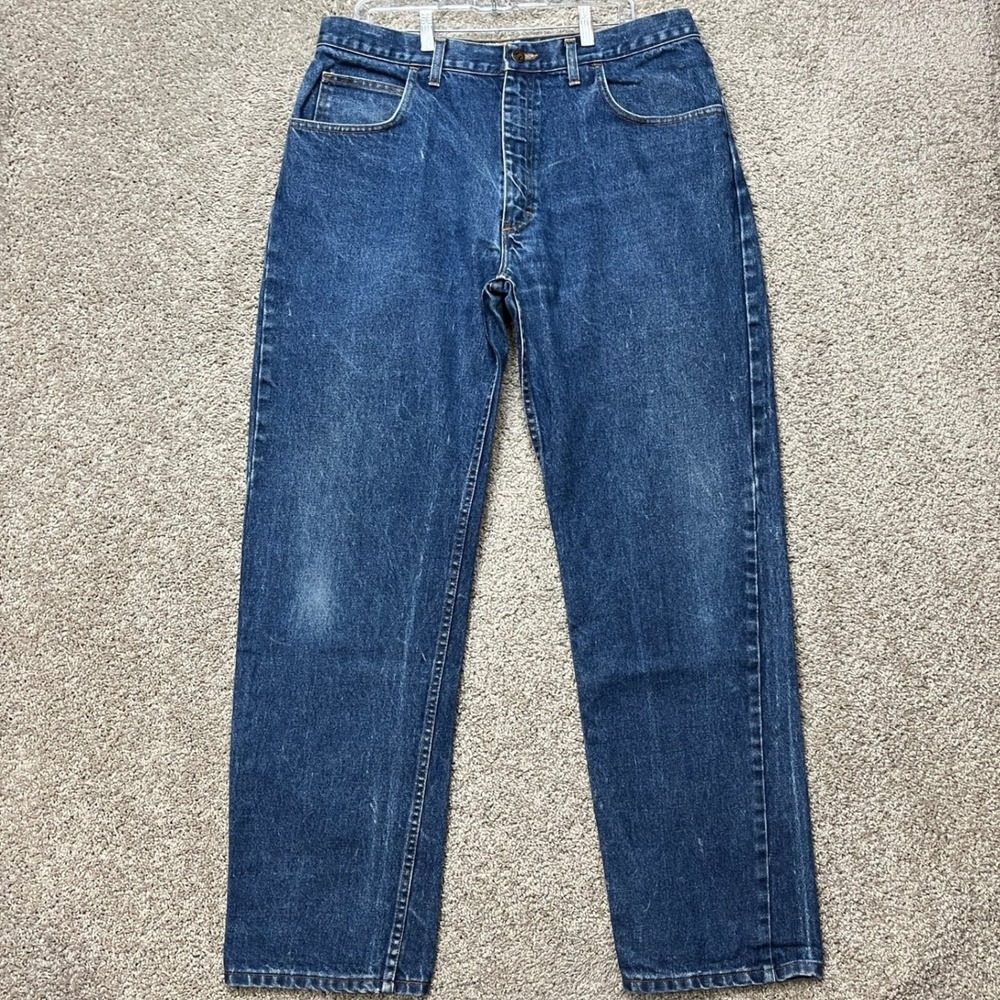 Tyndale Flame Resistant Jeans Mens 38x34 Medium Wash Indura Denim FR Made in USA